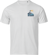 FIND YOUR WAY – hvid T-shirt med tryk, uden baggrund
