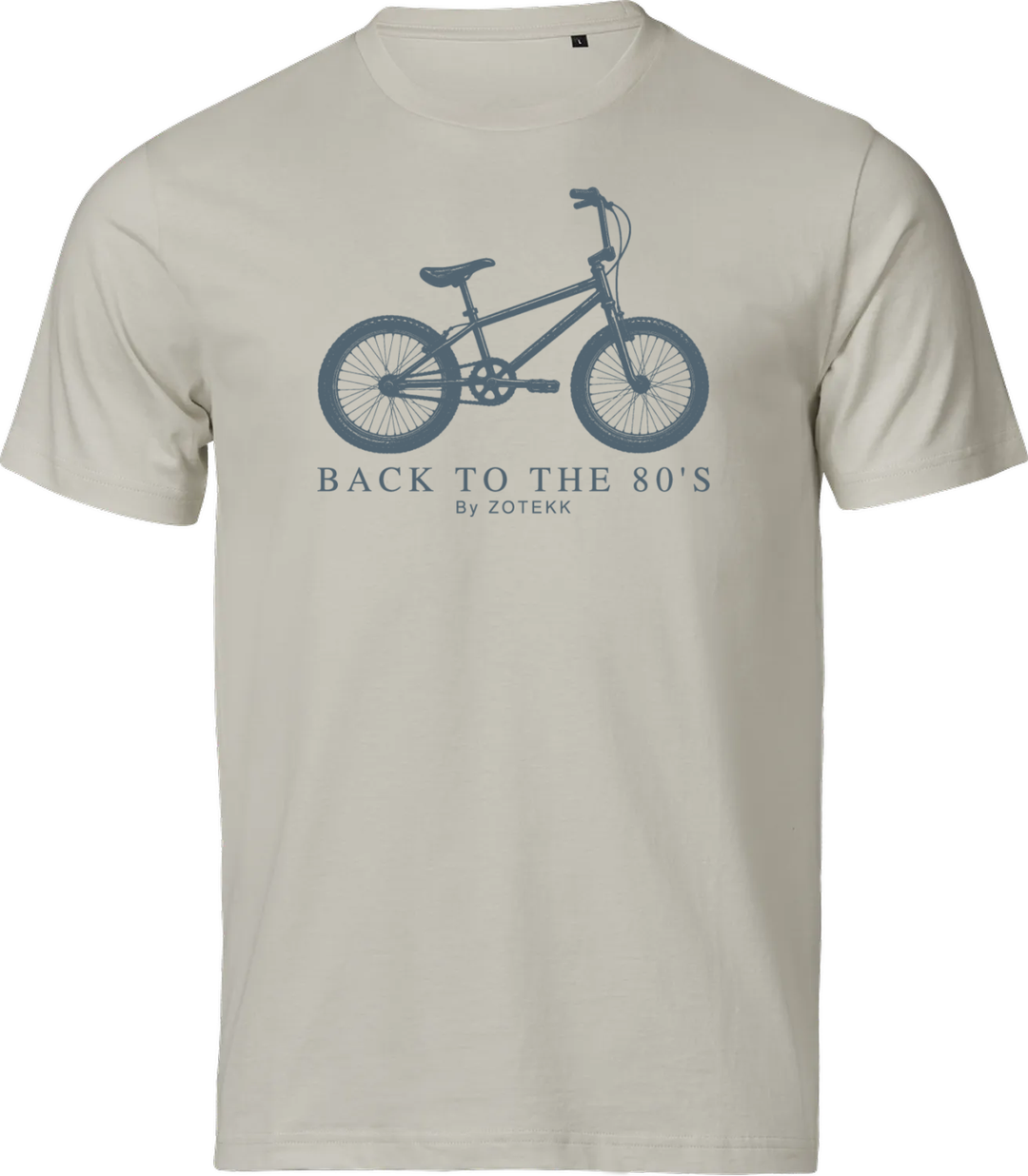 BACK TO 80's – BMX Concrete T-shirt – Cement – front