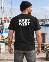 VESTKYST Kystlinje T-shirt – Rygtryk