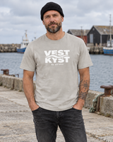 VESTKYST Kystlinje T-shirt – Brysttryk