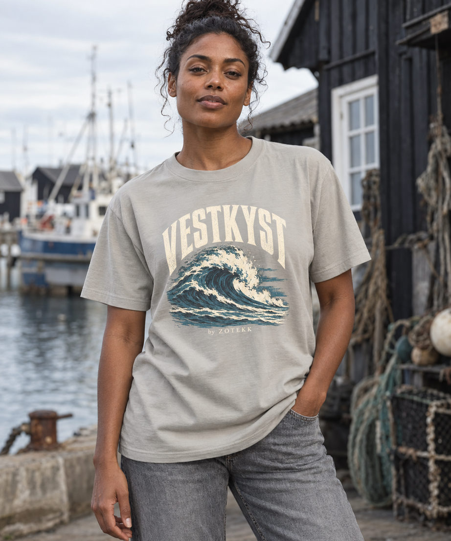 VESTKYST Raw T-shirt