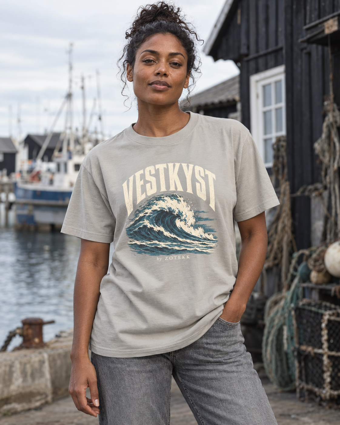 VESTKYST Raw T-shirt