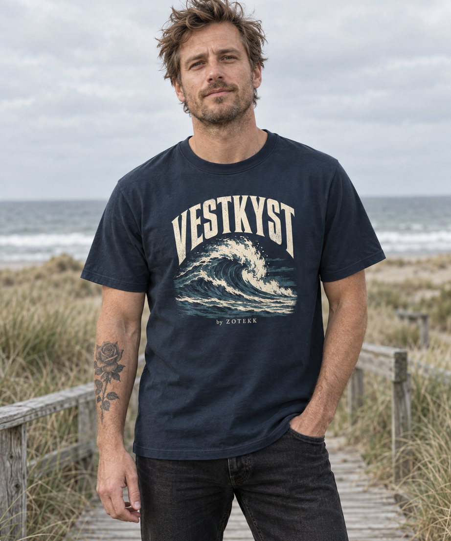 VESTKYST Raw T-shirt