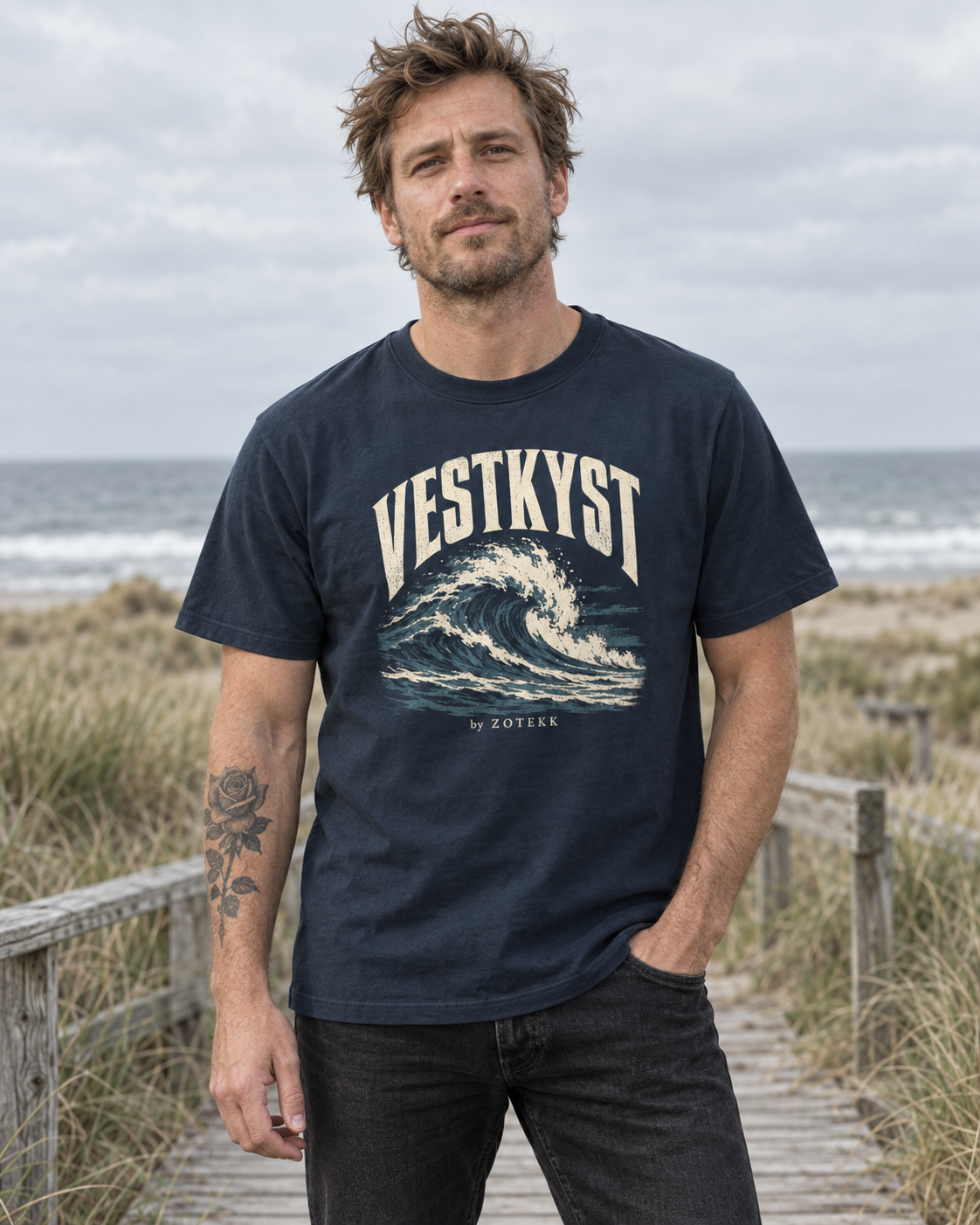 VESTKYST Raw T-shirt
