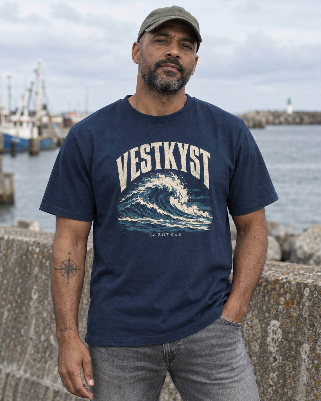 VESTKYST Raw T-shirt