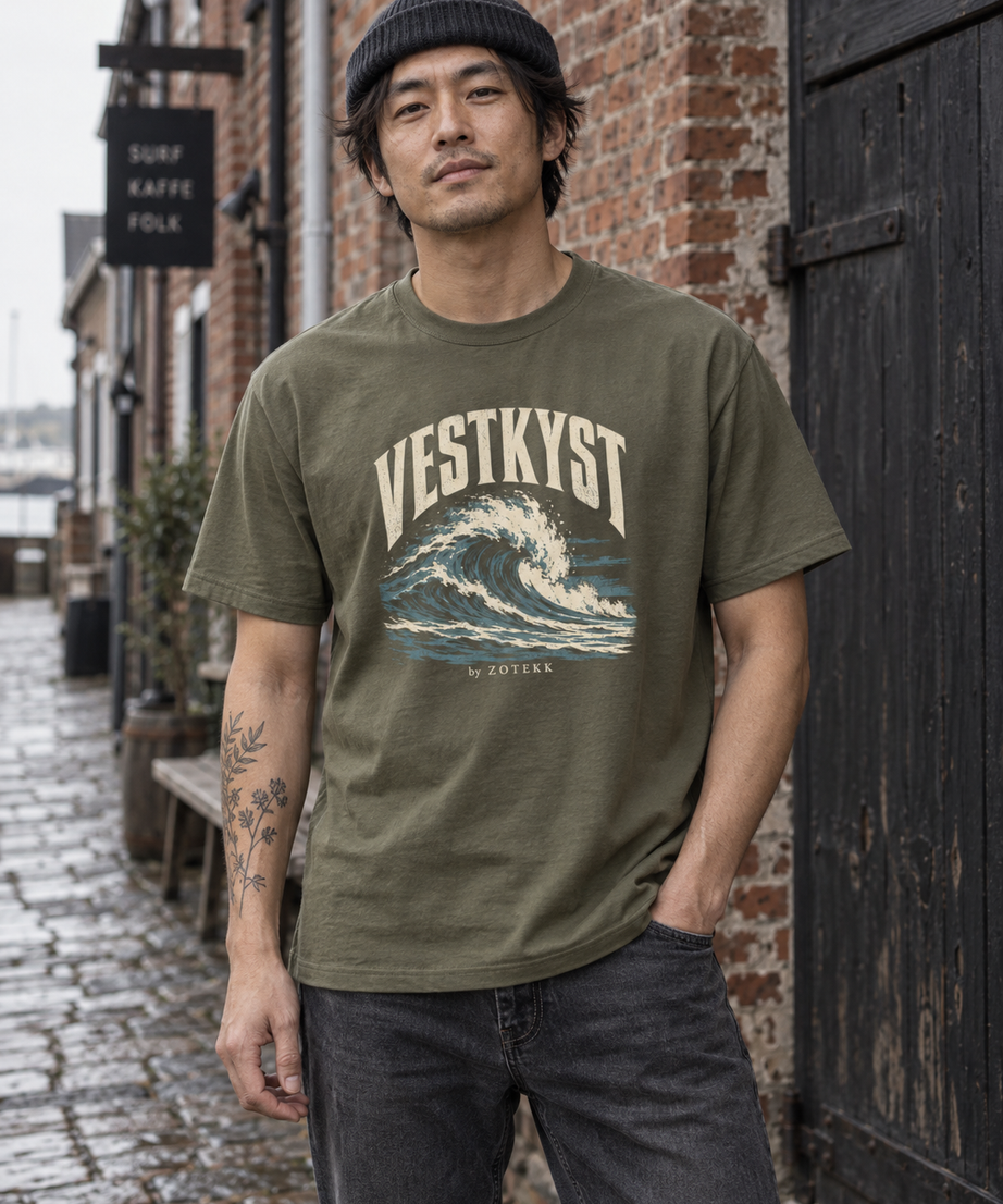 VESTKYST Raw T-shirt