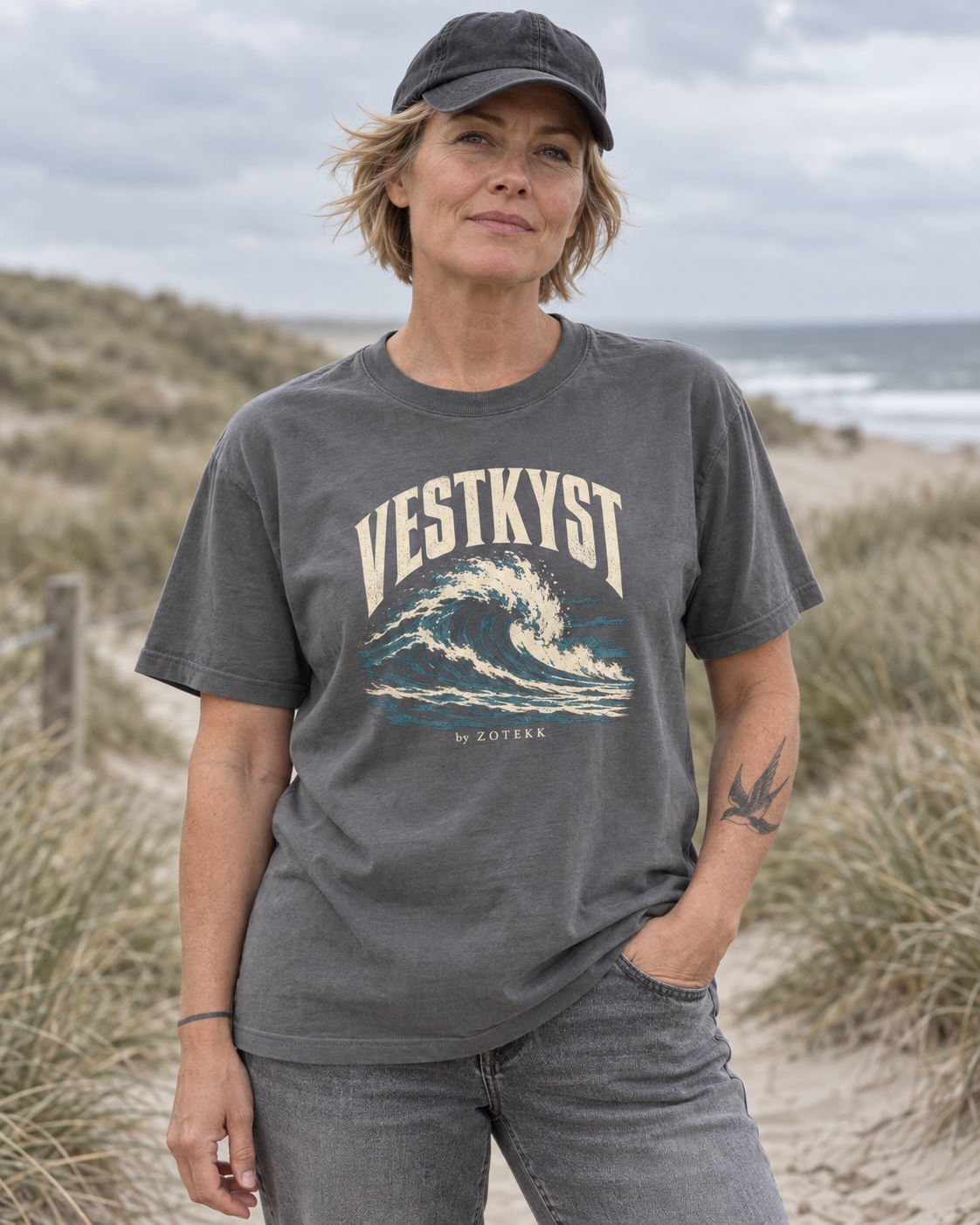 VESTKYST Raw T-shirt