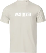 VESTKYST Signatur T-shirt – Ecru – forside